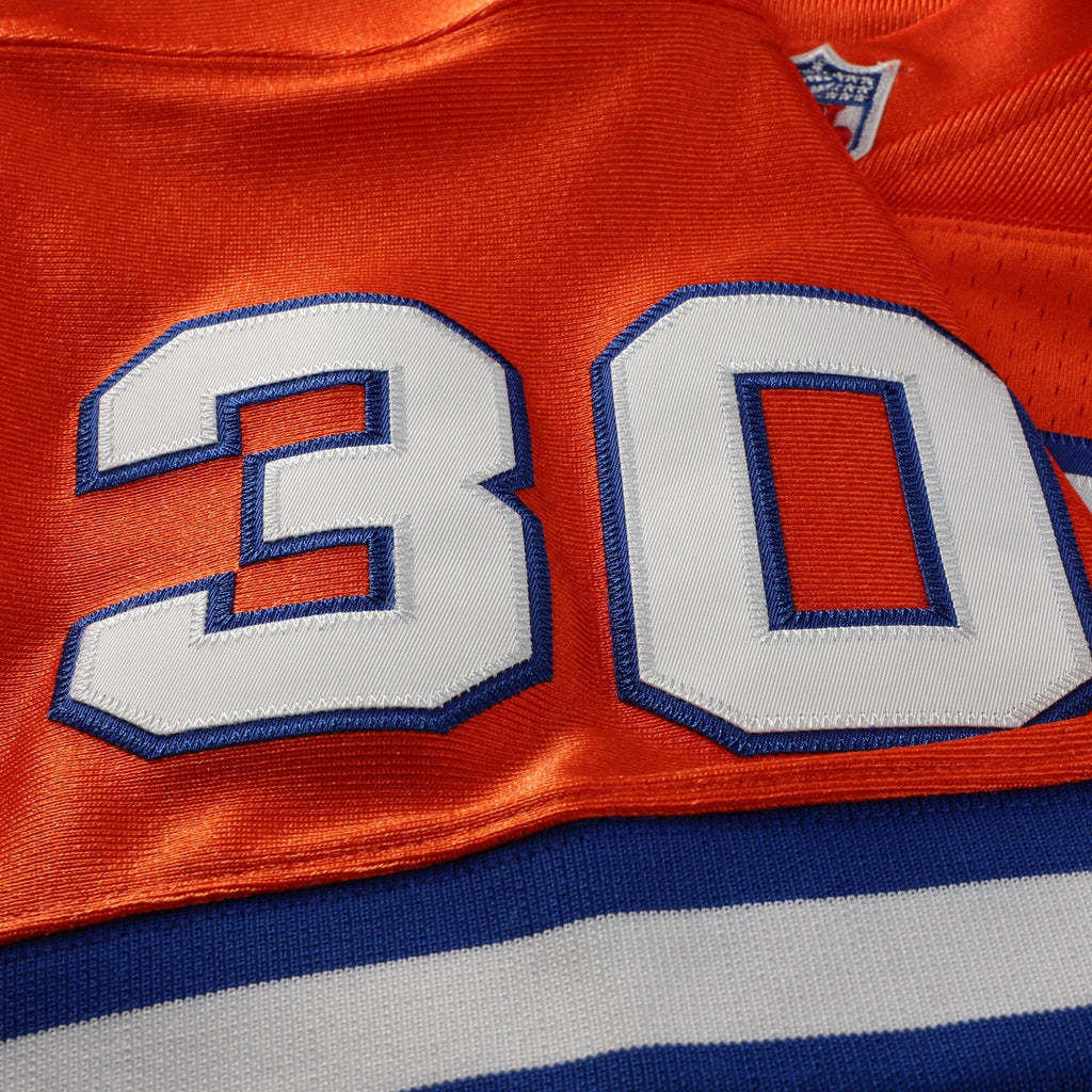 Denver Broncos Terrell Davis Orange 1995 Authentic Throwback Retired Player Jersey product image 6, provided for visual