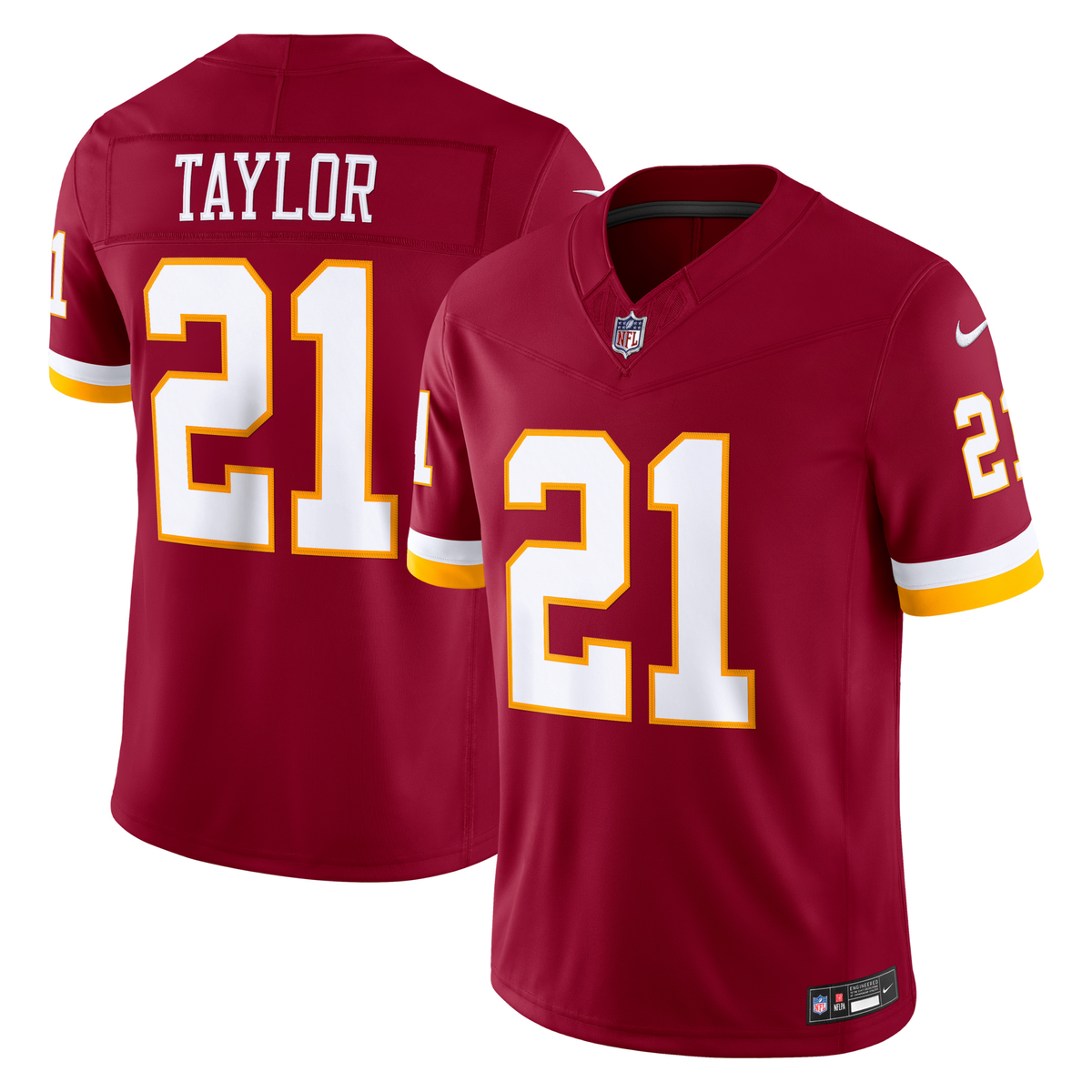 Washington Commanders Sean Taylor Burgundy Team Vapor F.U.S.E. Stitched Retired Limited Jersey product image 2, provided for
