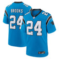 Carolina Panthers Jonathon Brooks Blue Alternate Game Player Jersey product image 1, provided for visual reference and
