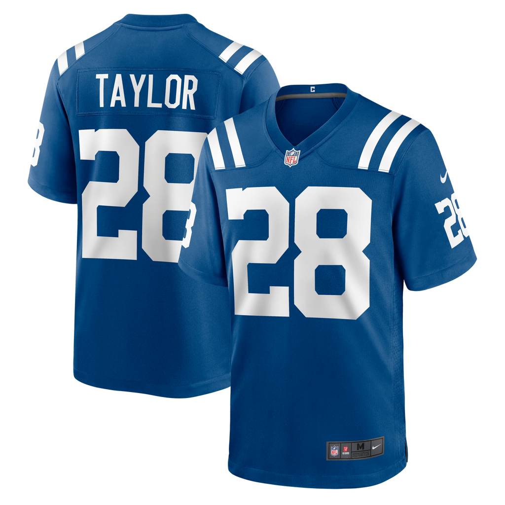 Indianapolis Colts Jonathan Taylor Royal Player Game Jersey product image 2, provided for visual reference and product