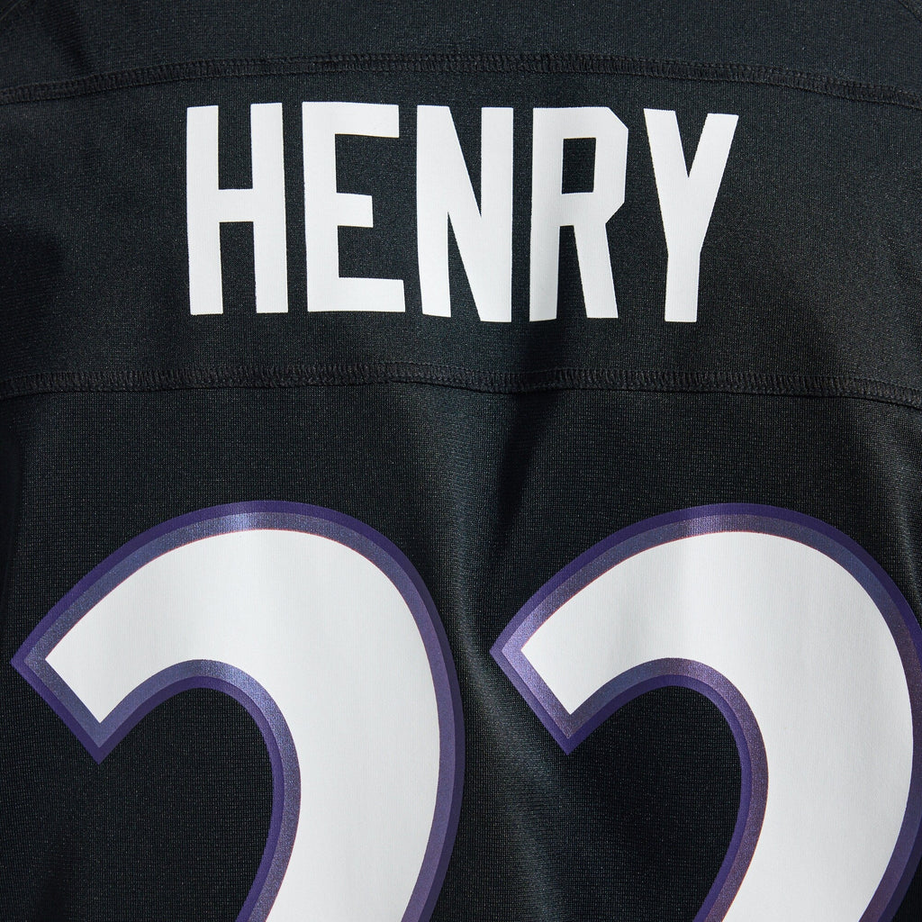 Baltimore Ravens Derrick Henry Black Alternate Game Jersey product image 13, provided for visual reference and product