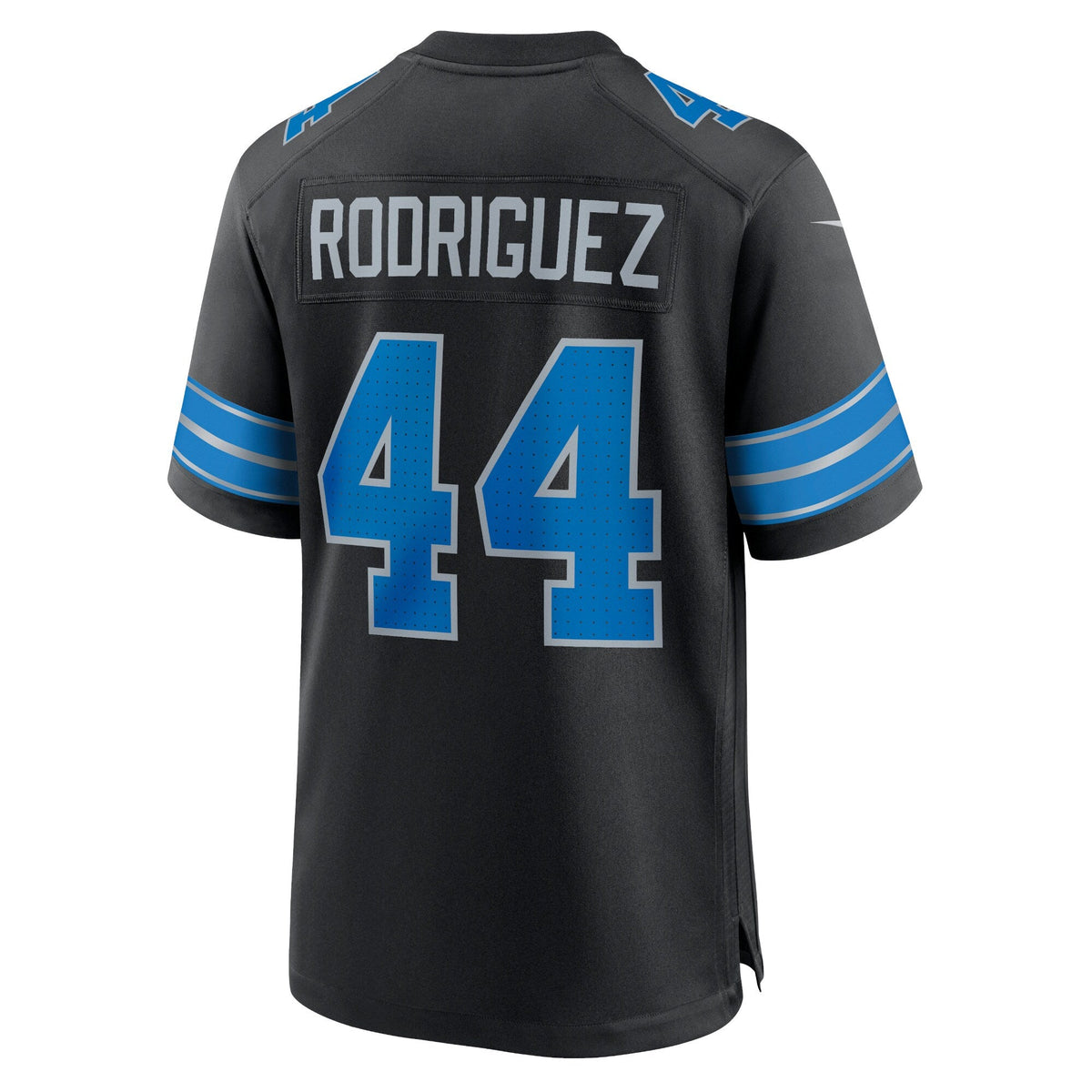 Detroit Lions Malcolm Rodriguez Black 2nd Alternate Game Jersey product image 4, provided for visual reference and product