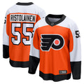 Philadelphia Flyers Rasmus Ristolainen Orange Home Breakaway Jersey product image 1, provided for visual reference and