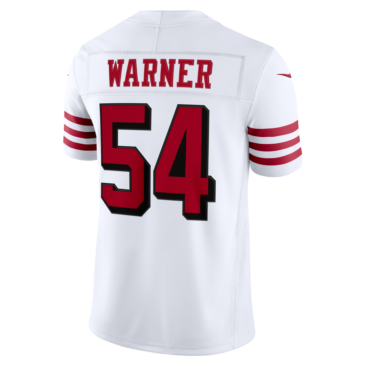 San Francisco 49ers Fred Warner White Alternate Vapor F.U.S.E. Stitched Limited Jersey product image 4, provided for visual