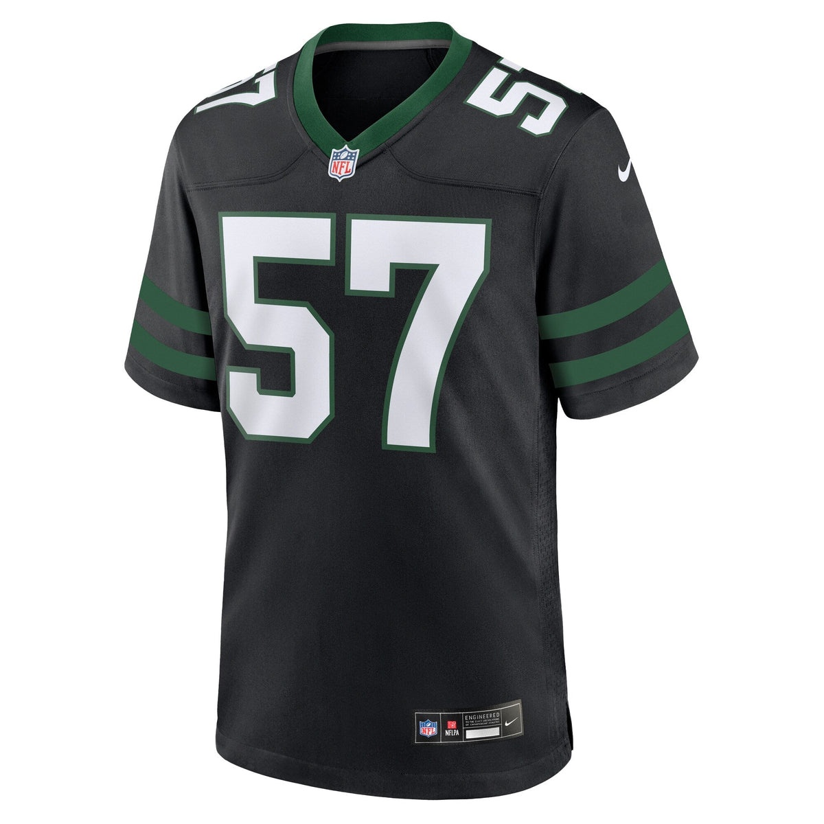 New York Jets C.J. Mosley Legacy Black Alternate Game Jersey product image 3, provided for visual reference and product