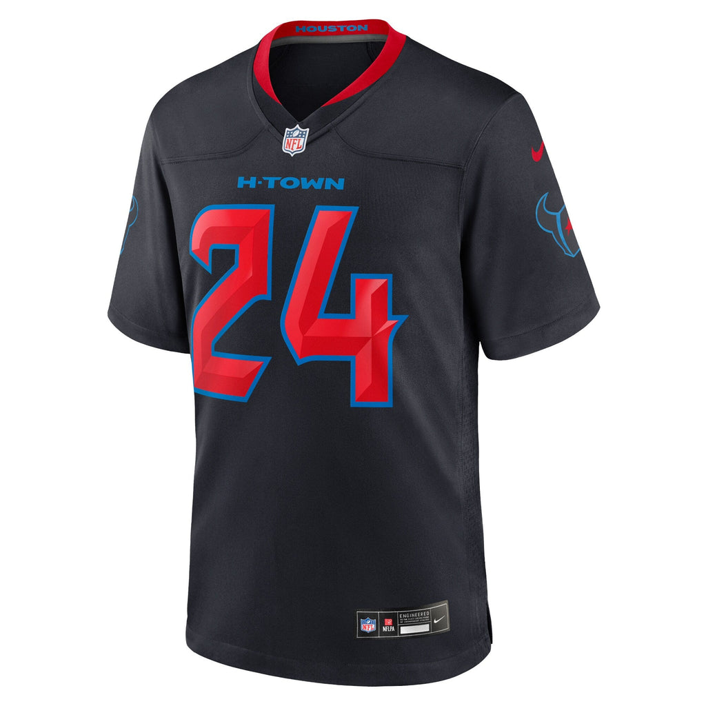 Houston Texans Derek Stingley Jr. Navy 2nd Alternate Game Jersey product image 3, provided for visual reference and product