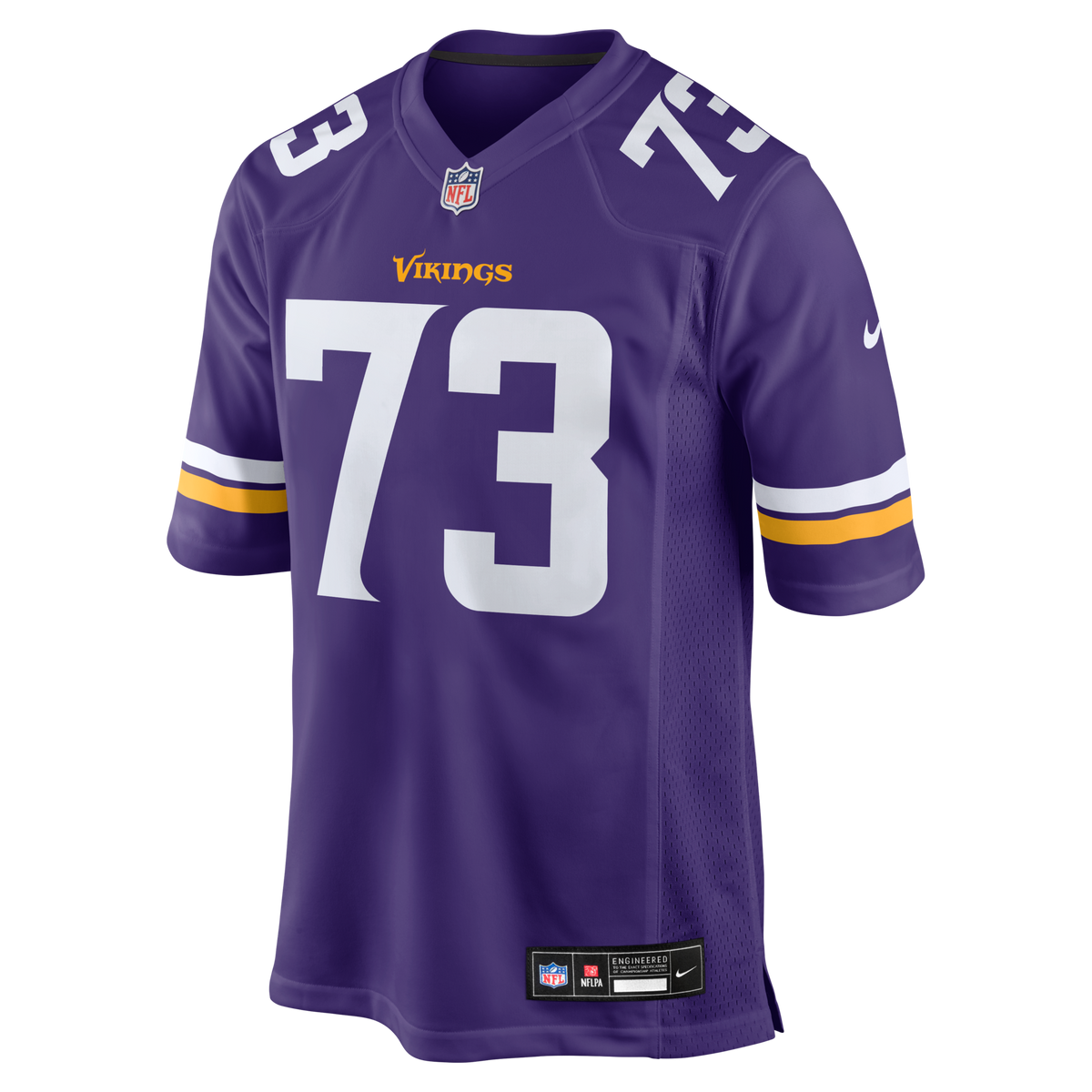Minnesota Vikings Walter Rouse Purple Team Game Jersey product image 2, provided for visual reference and product detail