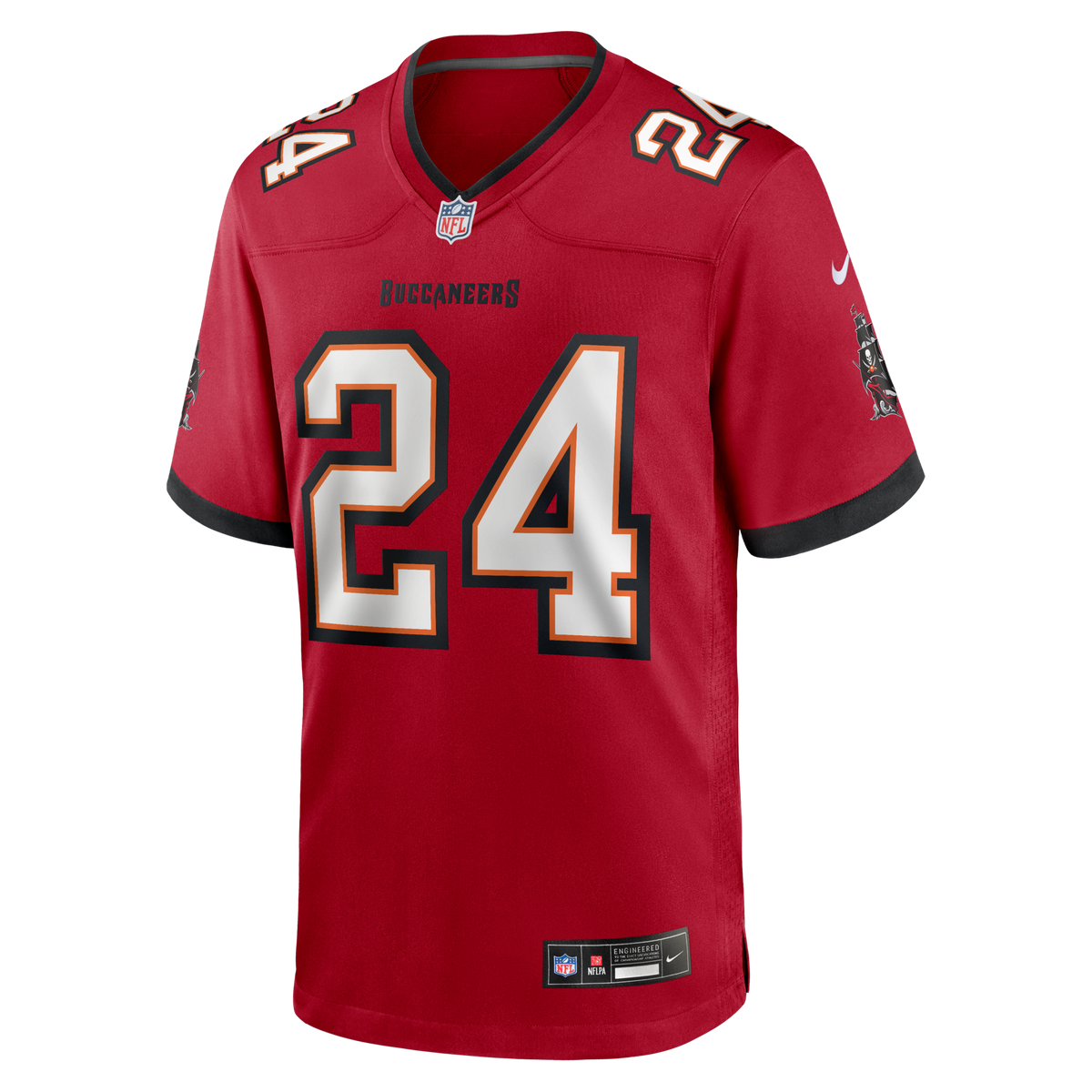 Tampa Bay Buccaneers Cadillac Williams Red Game Retired Player Jersey product image 2, provided for visual reference and