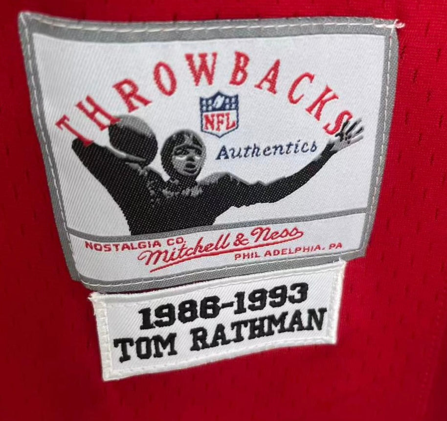 Tom Rathman San Francisco 49ers Official NFL Mitchell & product image 3