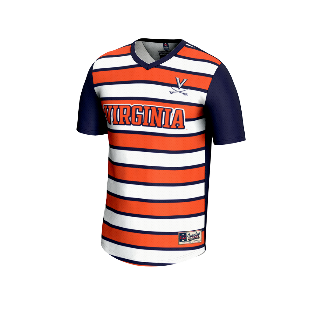 #1 Virginia Cavaliers Lightweight Soccer Fashion Jersey - Navy product image 3, provided for visual reference and product
