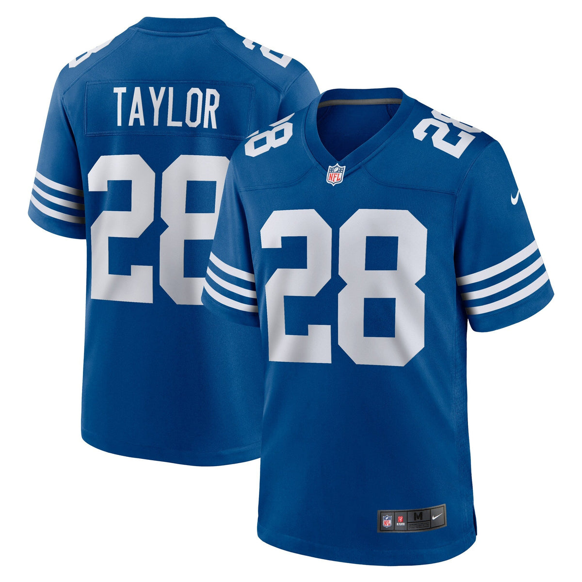 Indianapolis Colts Jonathan Taylor Royal Game Player Jersey product image 2, provided for visual reference and product