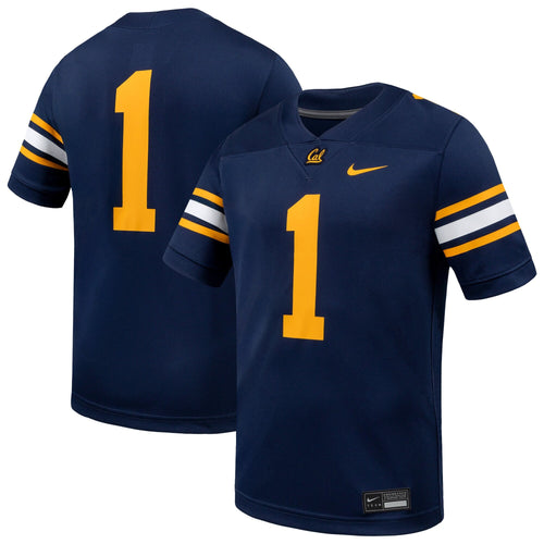 #1 Cal Bears Game Football Jersey - Navy product image 2, provided for visual reference and product detail review
