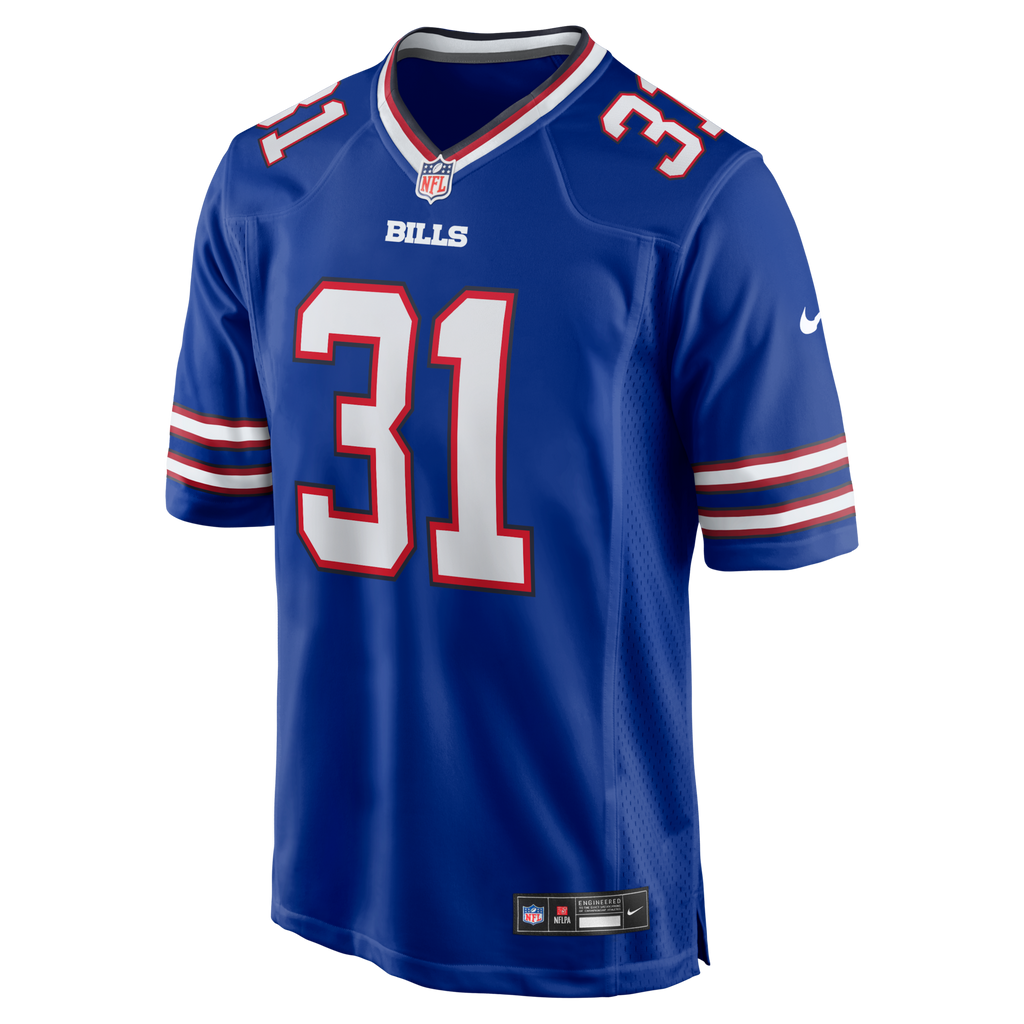 Buffalo Bills Rasul Douglas Royal Game Jersey product image 2, provided for visual reference and product detail review