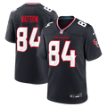 Houston Texans Justin Watson Navy Team Game Jersey product image 1, provided for visual reference and product detail review