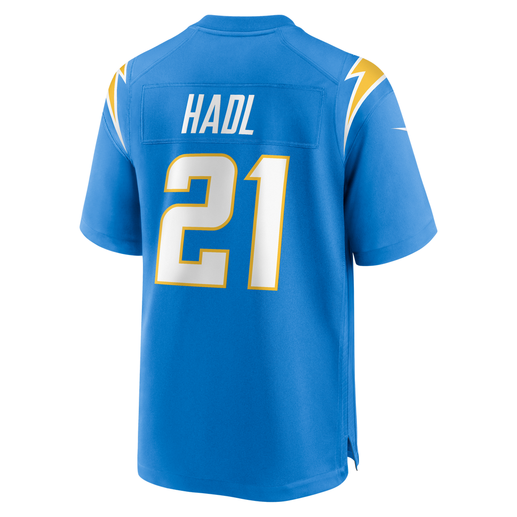 Los Angeles Chargers John Hadl Powder Blue Game Retired Player Jersey product image 3, provided for visual reference and