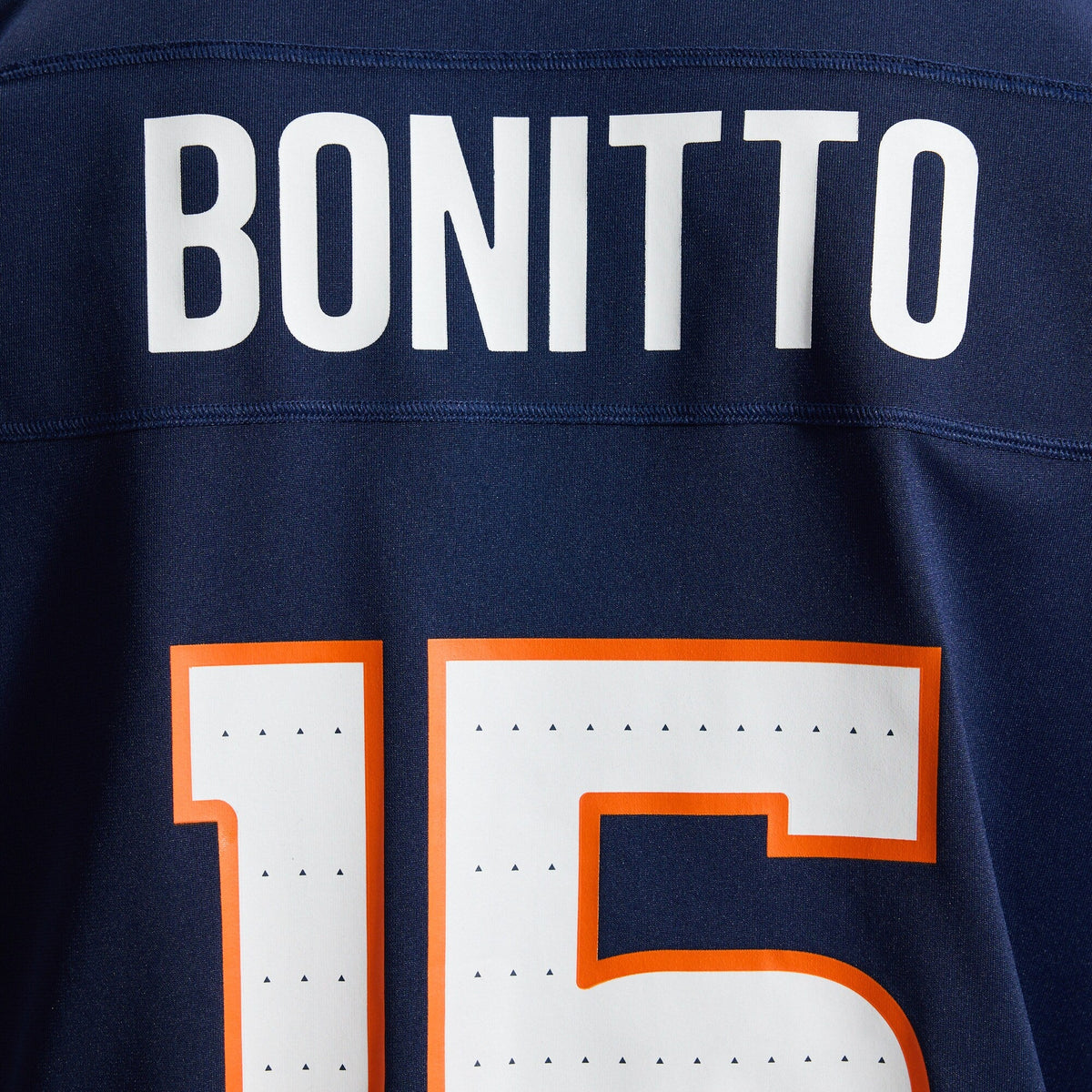 Denver Broncos Nik Bonitto Navy Alternate Game Jersey product image 13, provided for visual reference and product detail