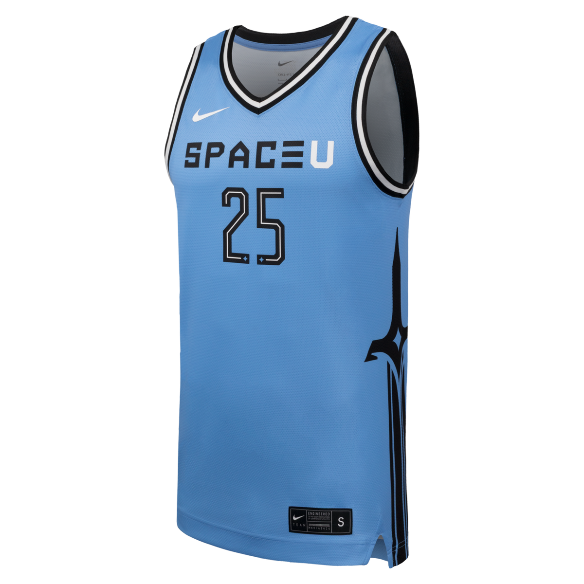UCF Knights Space Game Replica Basketball Jersey - Light Blue product image 3, provided for visual reference and product