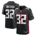 Atlanta Falcons Jamal Anderson Black Game Retired Player Jersey product image 1, provided for visual reference and product