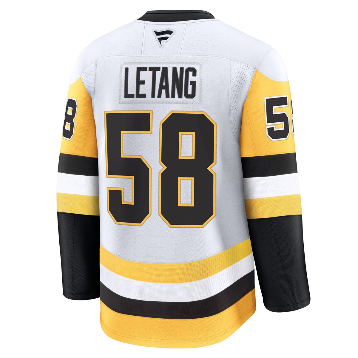 Pittsburgh Penguins Kris Letang White Premium Jersey product image 4, provided for visual reference and product detail review