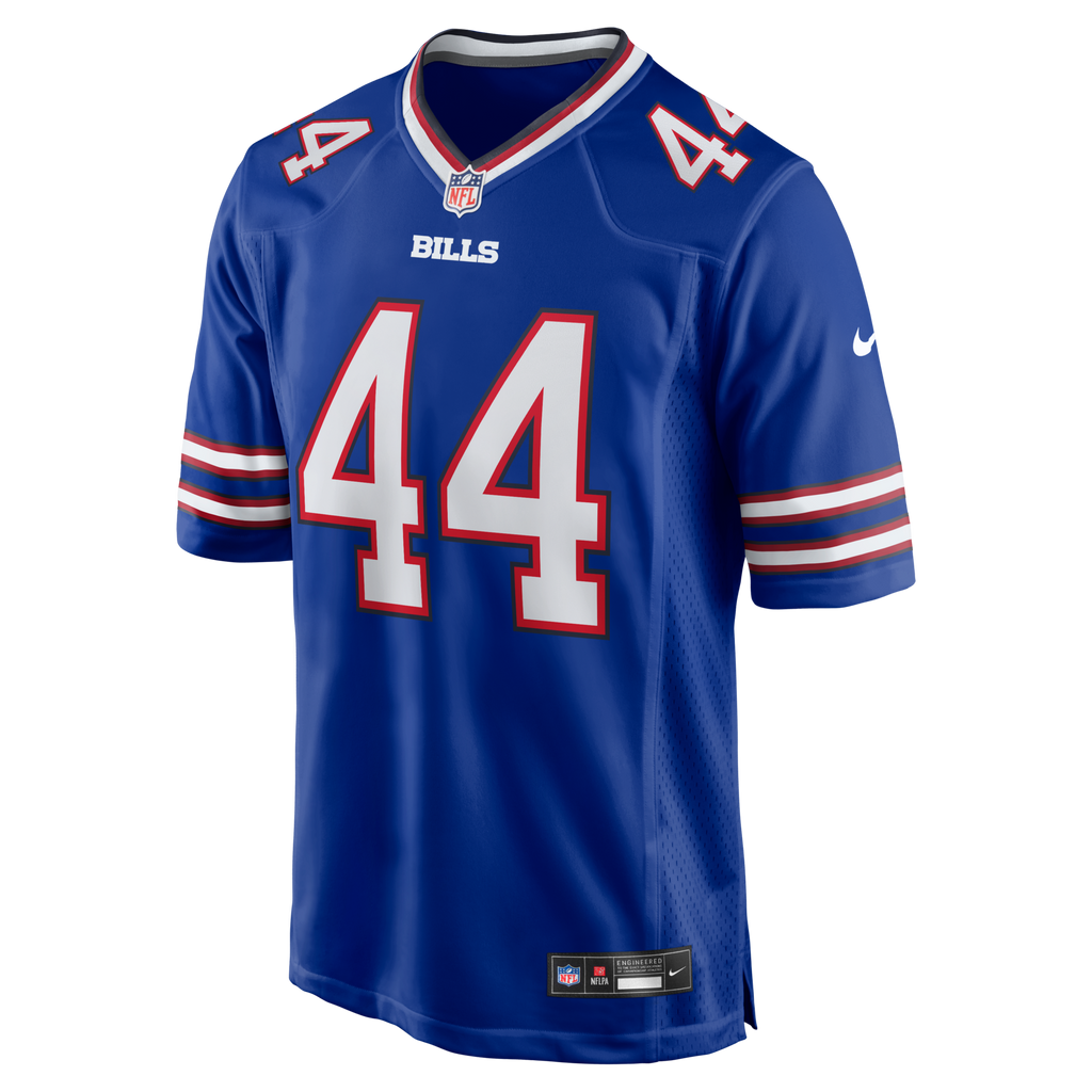Buffalo Bills Joe Andreessen Royal Game Jersey product image 2, provided for visual reference and product detail review
