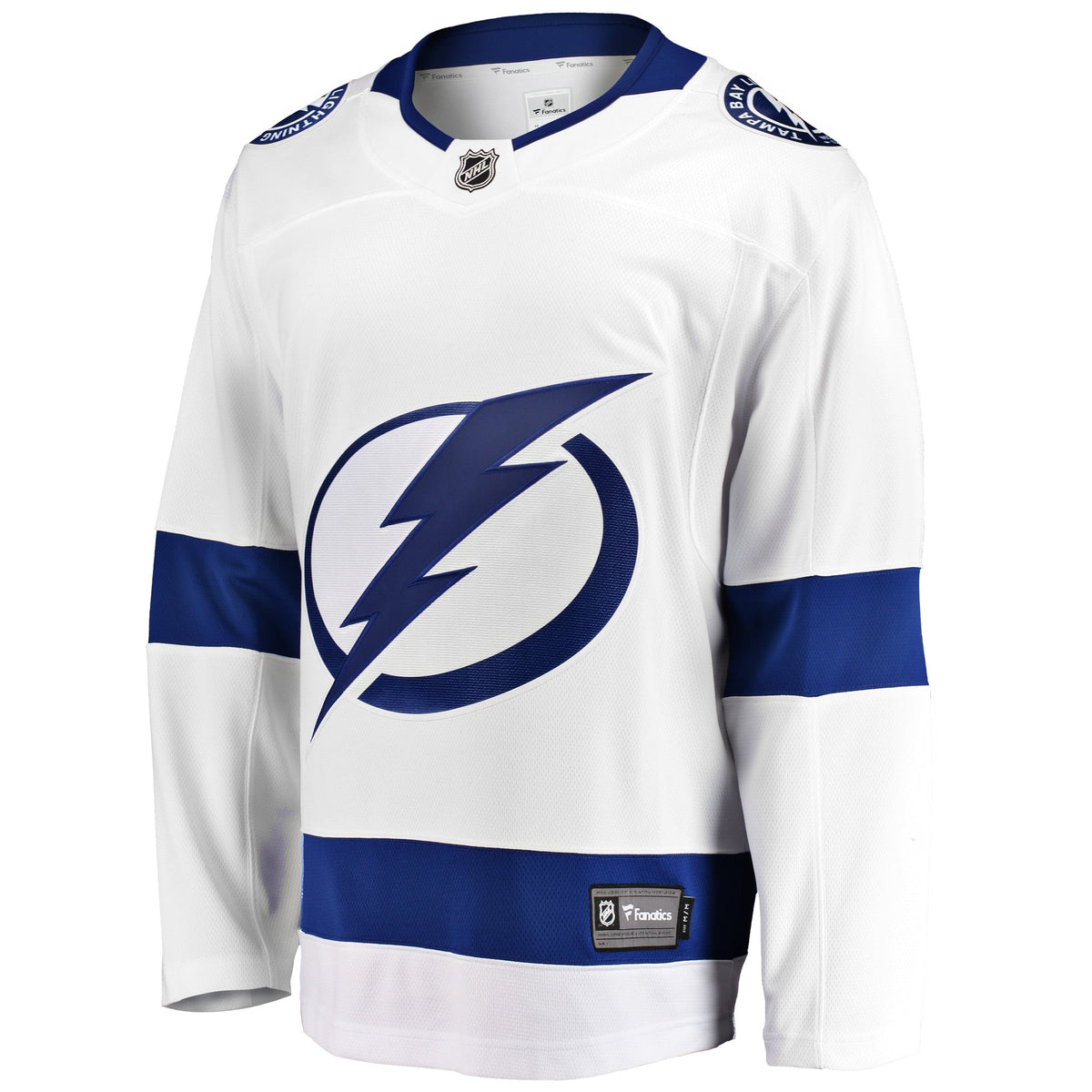 Tampa Bay Lightning White Breakaway Away Jersey product image 3, provided for visual reference and product detail review