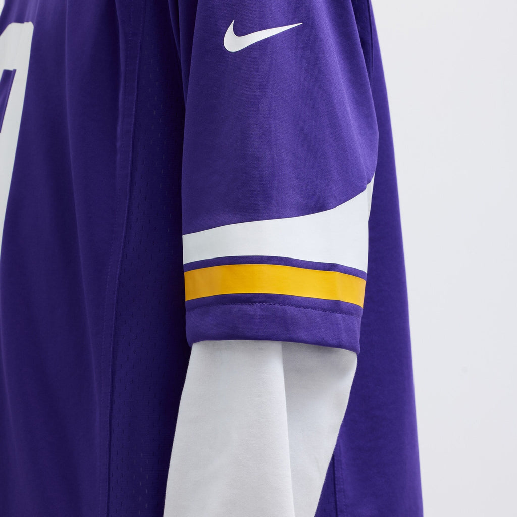 Minnesota Vikings J.J. McCarthy Purple Player Game Jersey product image 11, provided for visual reference and product detail