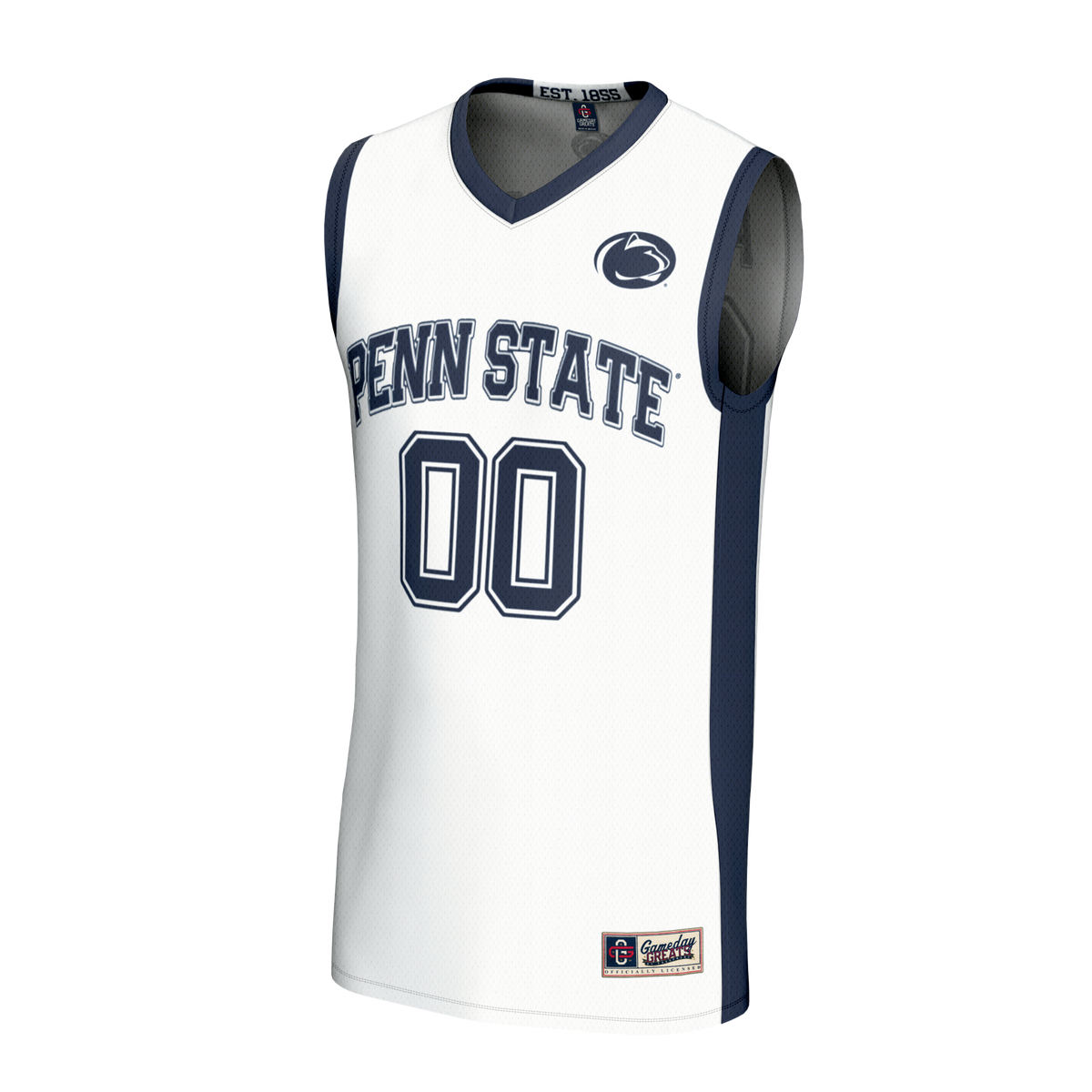 Penn State Nittany Lions Lightweight Collegiate Basketball NIL Pick-A-Player Fashion Jersey - White product image 3,