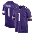 Minnesota Vikings Kyler Murray Purple Game Jersey product image 1, provided for visual reference and product detail review