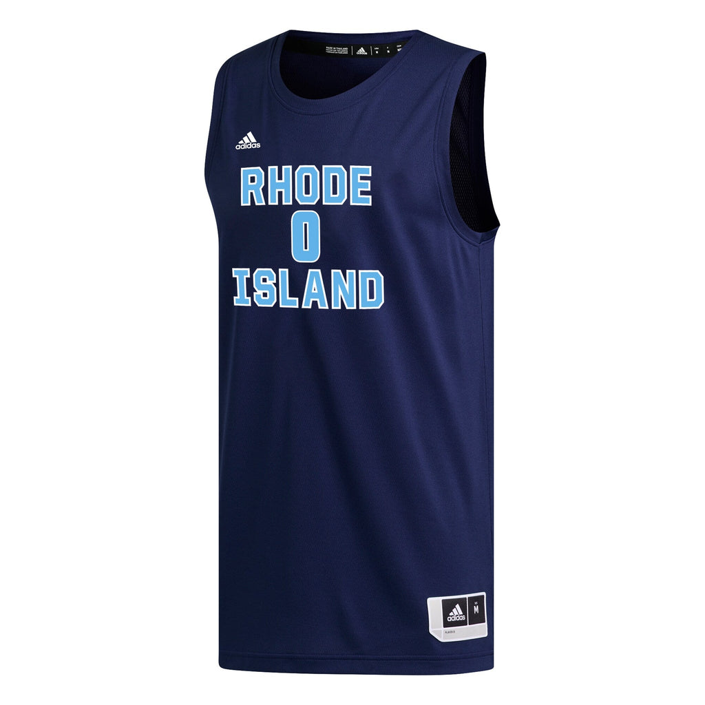#0 Rhode Island Rams Replica Basketball Jersey - Navy product image 3, provided for visual reference and product detail