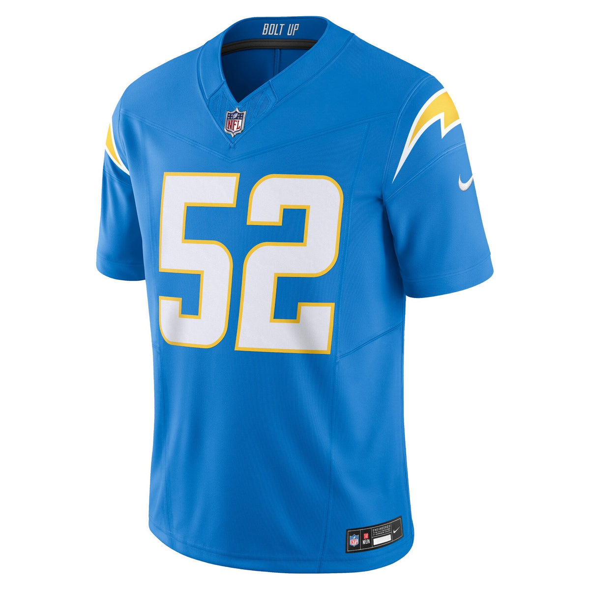 Los Angeles Chargers Khalil Mack Powder Blue Vapor F.U.S.E. Limited Jersey product image 3, provided for visual reference