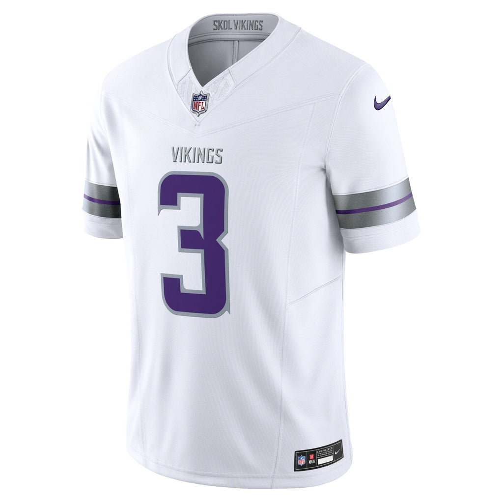 Minnesota Vikings Jordan Addison White Alternate Vapor F.U.S.E. Limited Jersey product image 3, provided for visual
