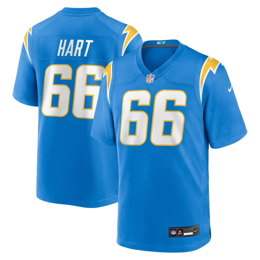 Los Angeles Chargers Bobby Hart Powder Blue Team Game Jersey product image 1, provided for visual reference and product