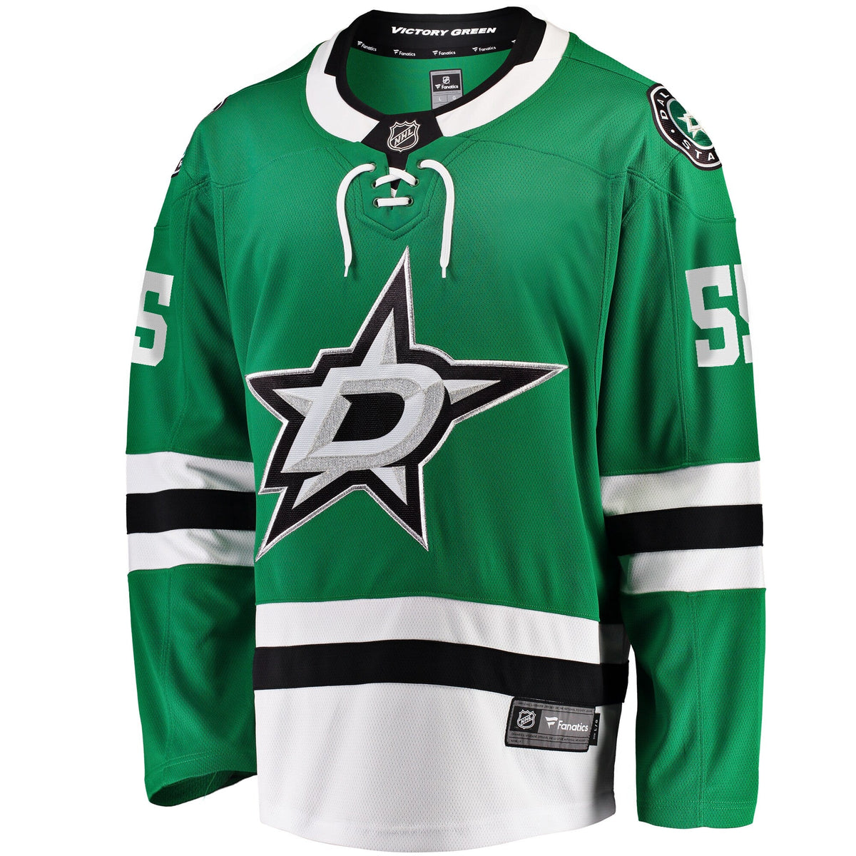 Dallas Stars Thomas Harley Kelly Green Home Premier Breakaway Player Jersey product image 3, provided for visual reference