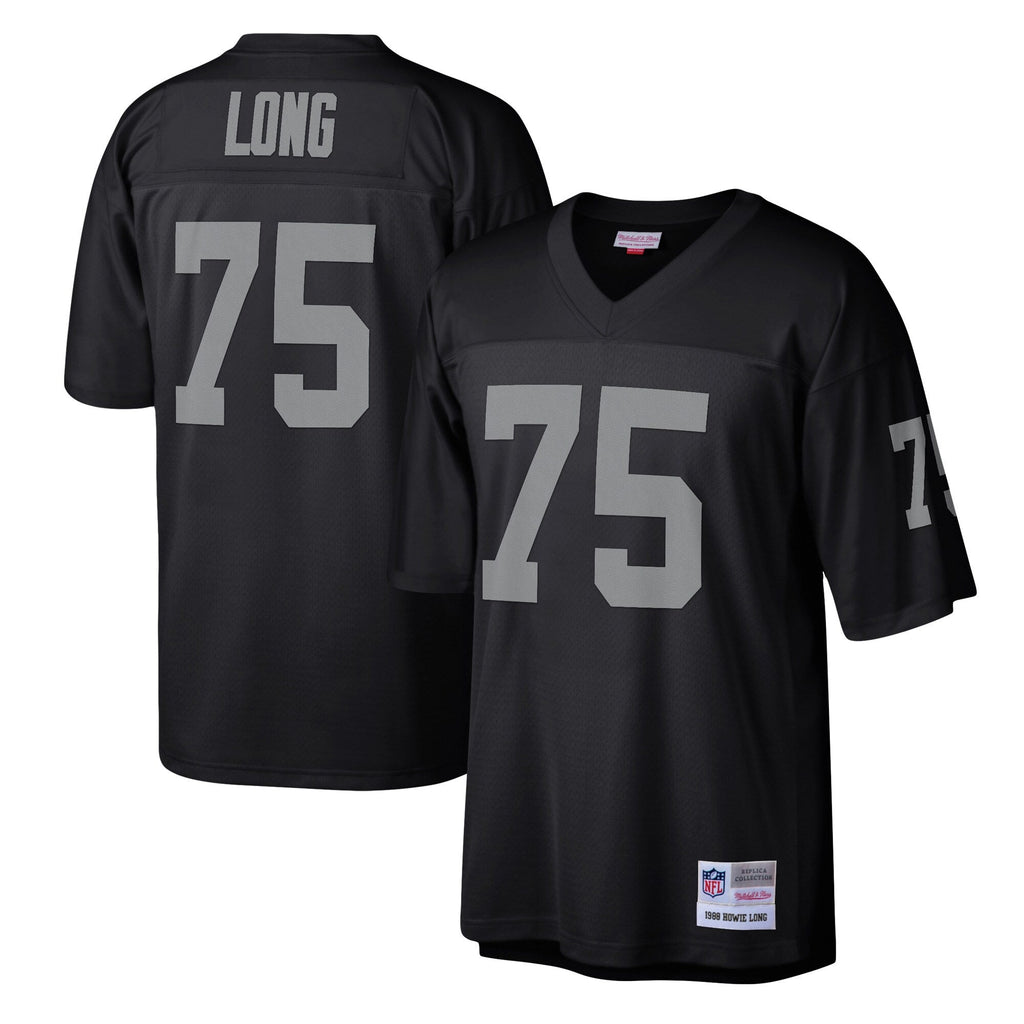 Las Vegas Raiders Howie Long Black Legacy Replica Jersey product image 1, provided for visual reference and product detail