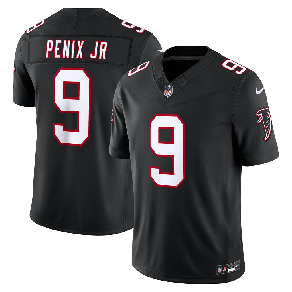 Atlanta Falcons Michael Penix Jr. Black Alternate Throwback Vapor F.U.S.E. Stitched Limited Jersey product image 2, provided