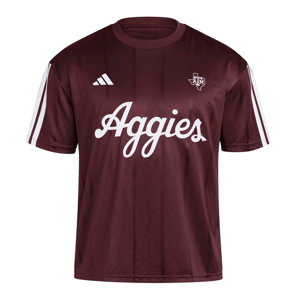 Texas A&M Aggies Soccer Fashion Jersey - Maroon product image 3, provided for visual reference and product detail review