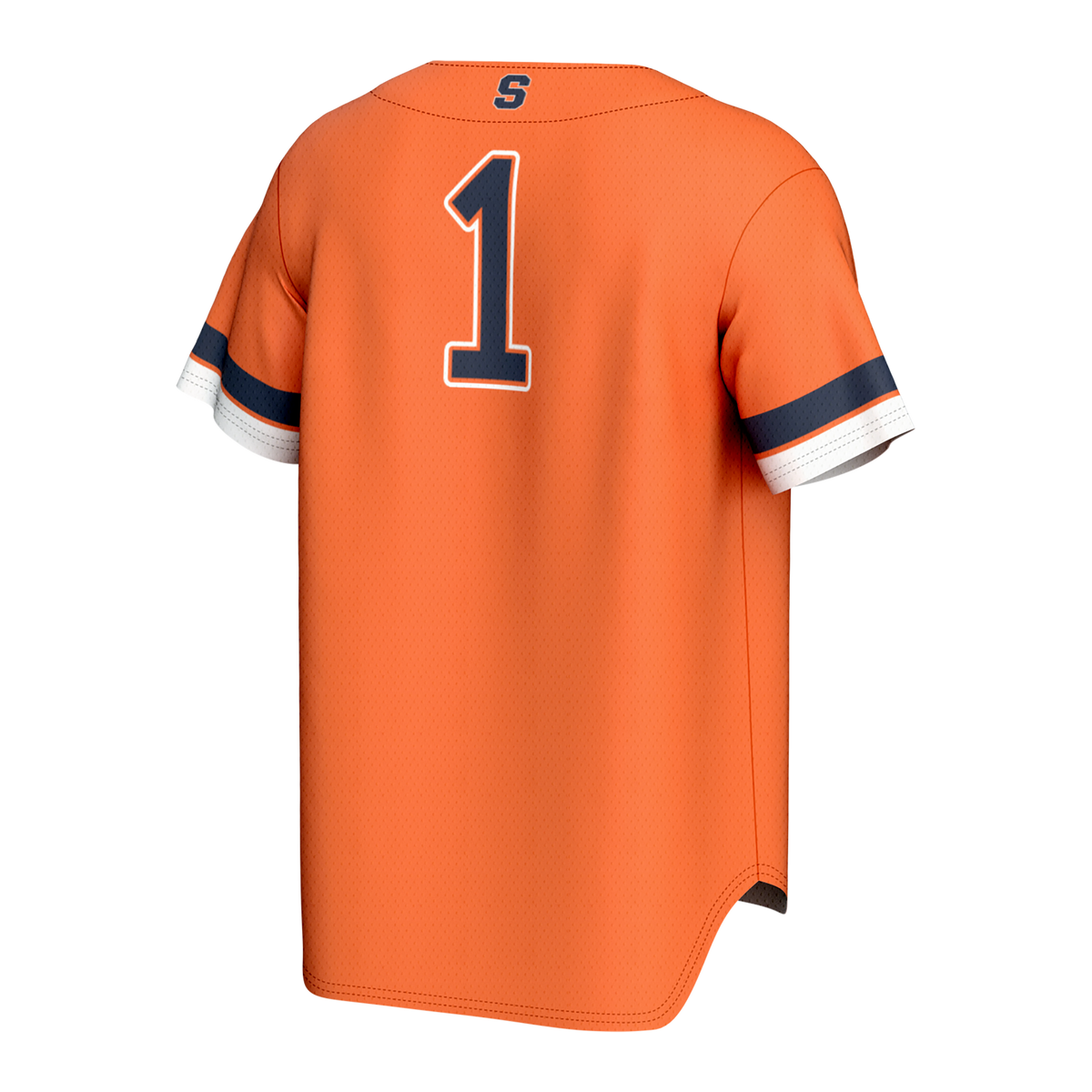 Syracuse Orange Lightweight Collegiate Baseball Fashion Jersey - Orange product image 4, provided for visual reference and