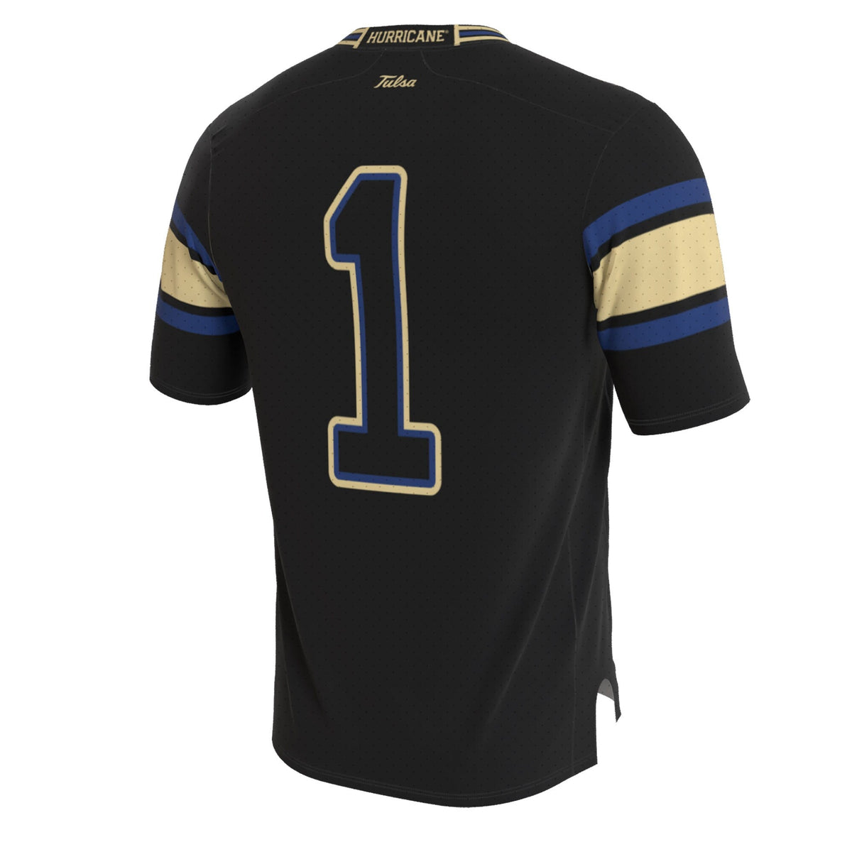 Tulsa Golden Hurricane Lightweight Collegiate Football Blackout Fashion Jersey product image 4, provided for visual
