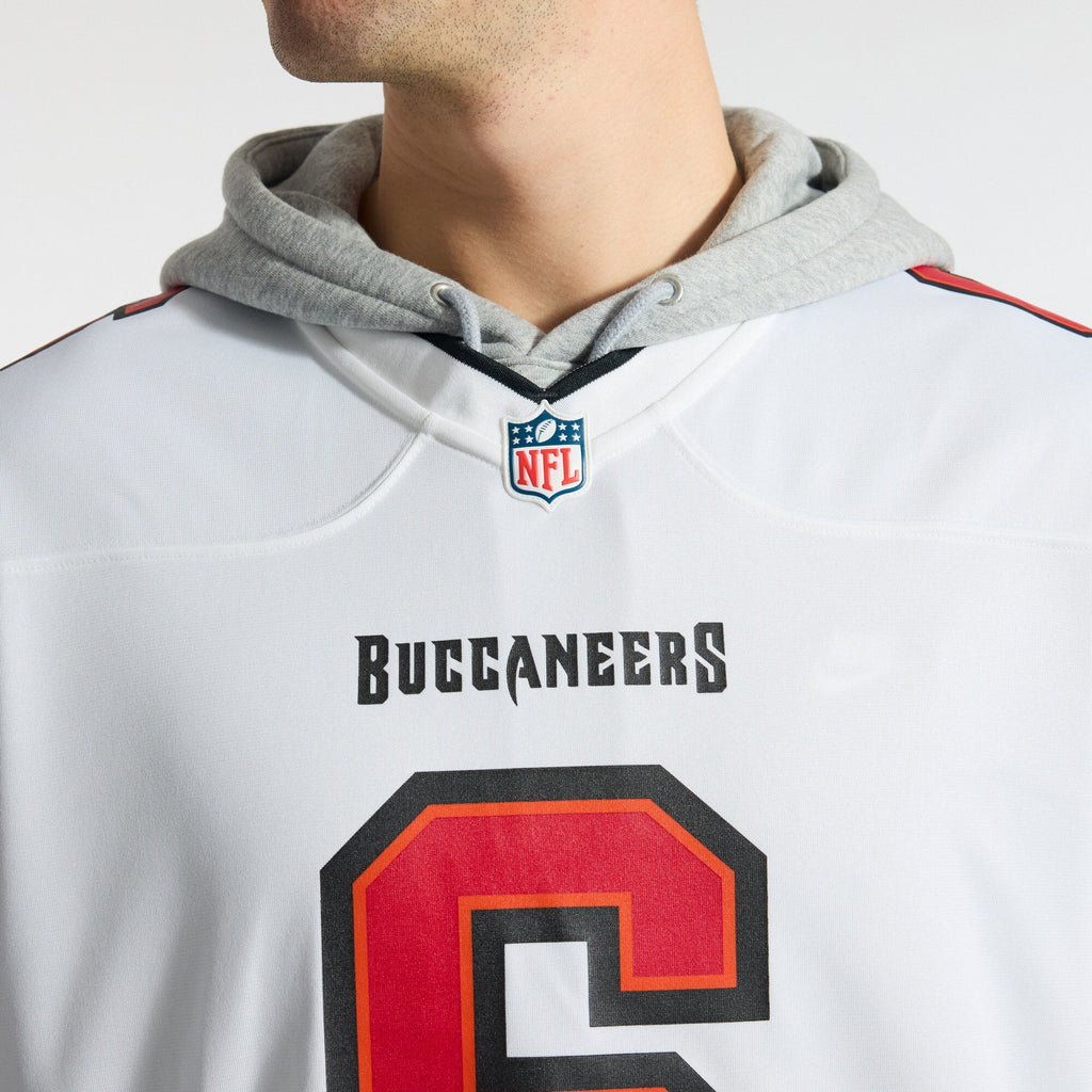 Tampa Bay Buccaneers Baker Mayfield White Away Game Jersey product image 10, provided for visual reference and product