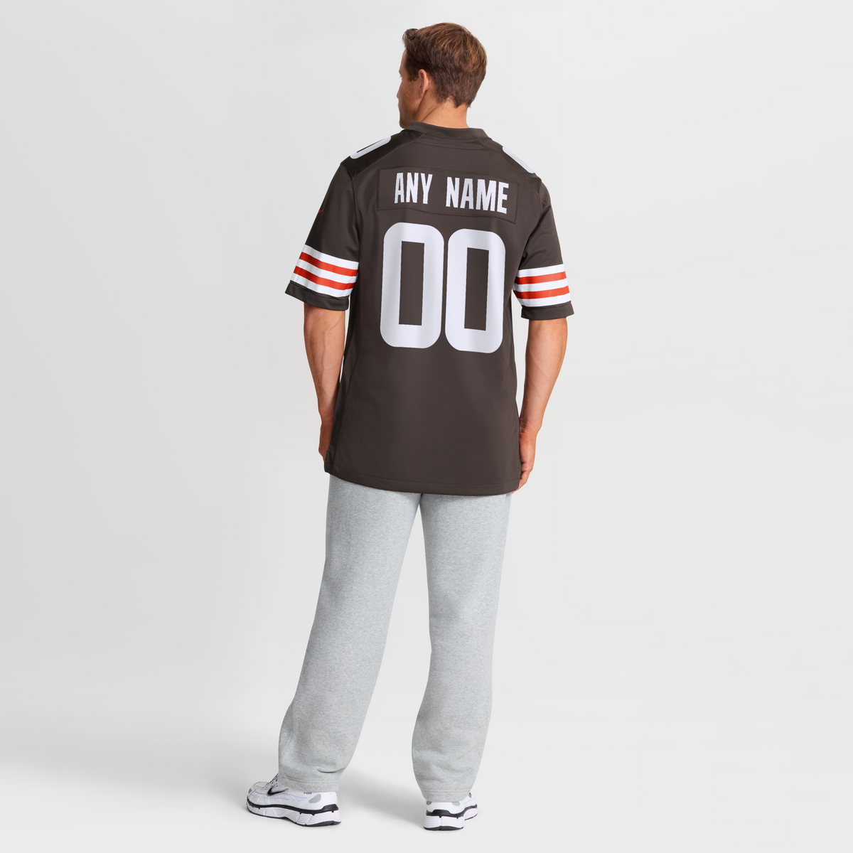 Cleveland Browns Brown Custom Game Jersey product image 9, provided for visual reference and product detail review