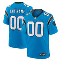 Carolina Panthers Blue Alternate Custom Game Jersey product image 1, provided for visual reference and product detail review