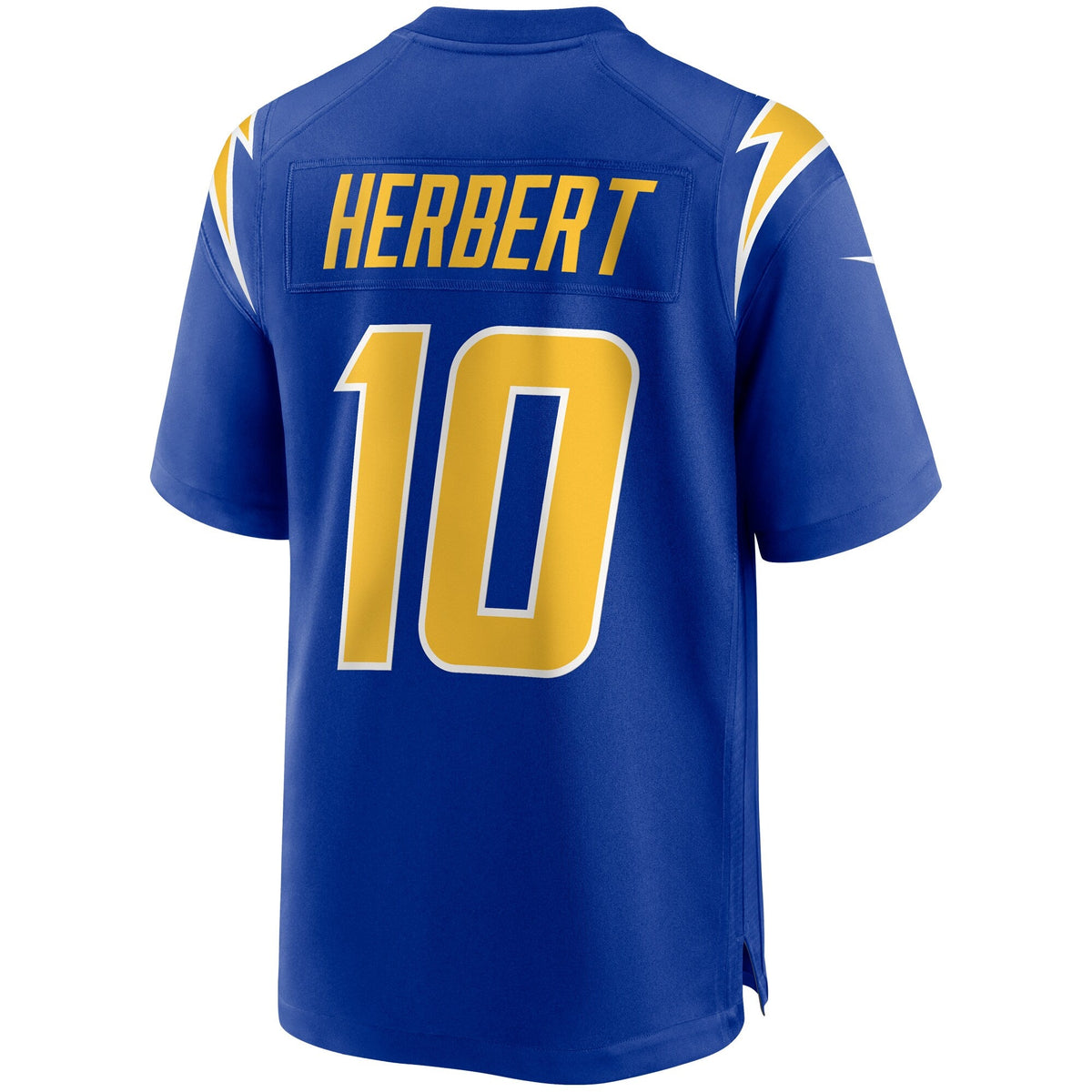 Los Angeles Chargers Justin Herbert Royal Alternate Game Jersey product image 4, provided for visual reference and product