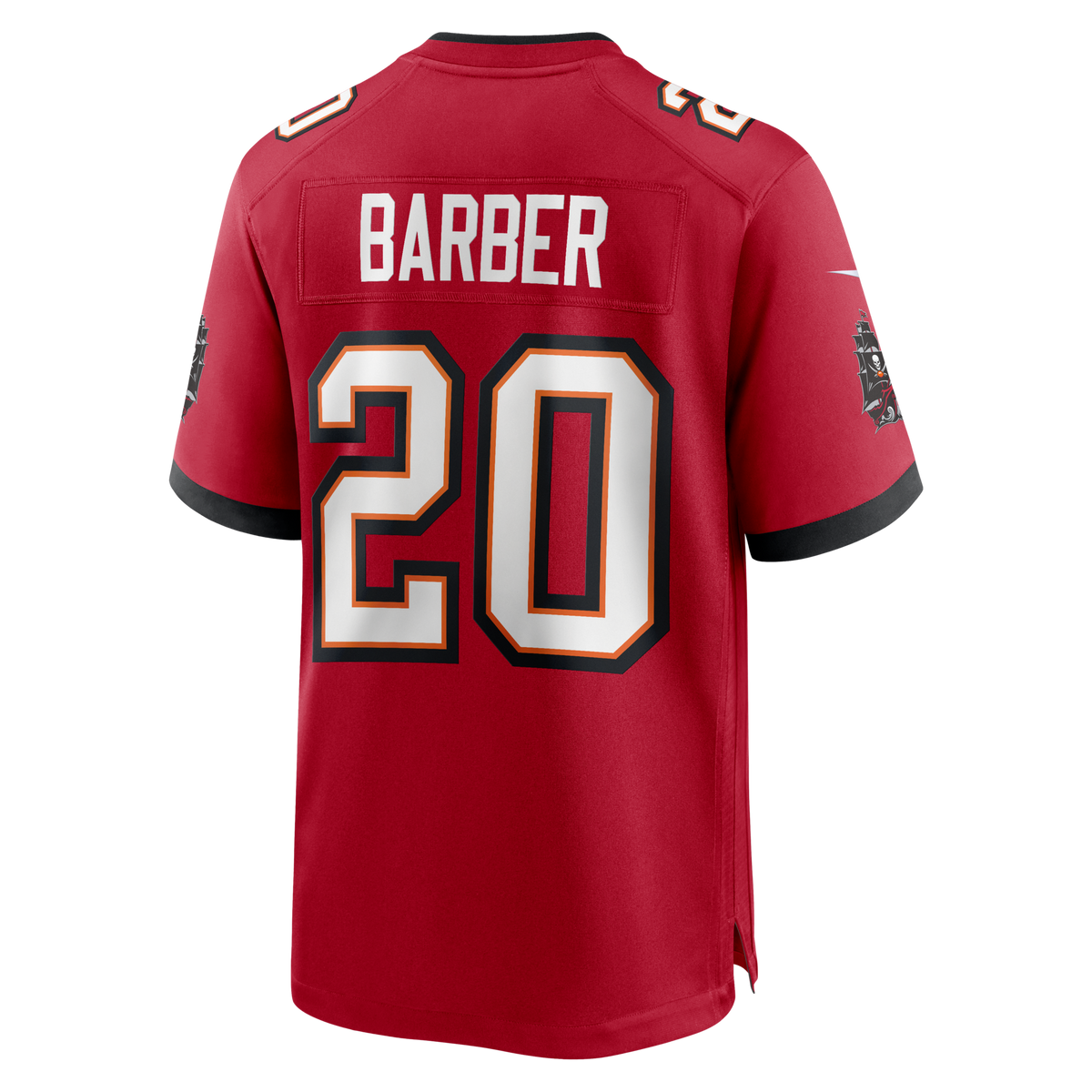 Tampa Bay Buccaneers Ronde Barber Red Game Retired Player Jersey product image 3, provided for visual reference and product