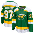 Minnesota Wild Kirill Kaprizov Green 2023/24 Alternate Breakaway Jersey product image 1, provided for visual reference and