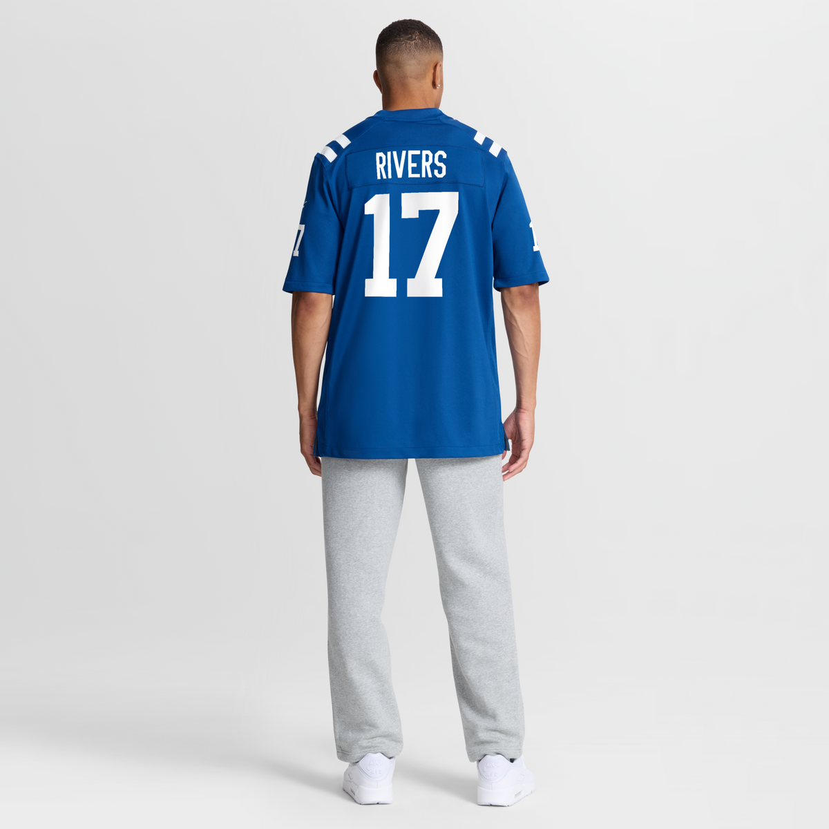 Indianapolis Colts Philip Rivers Royal Game Jersey product image 9, provided for visual reference and product detail review