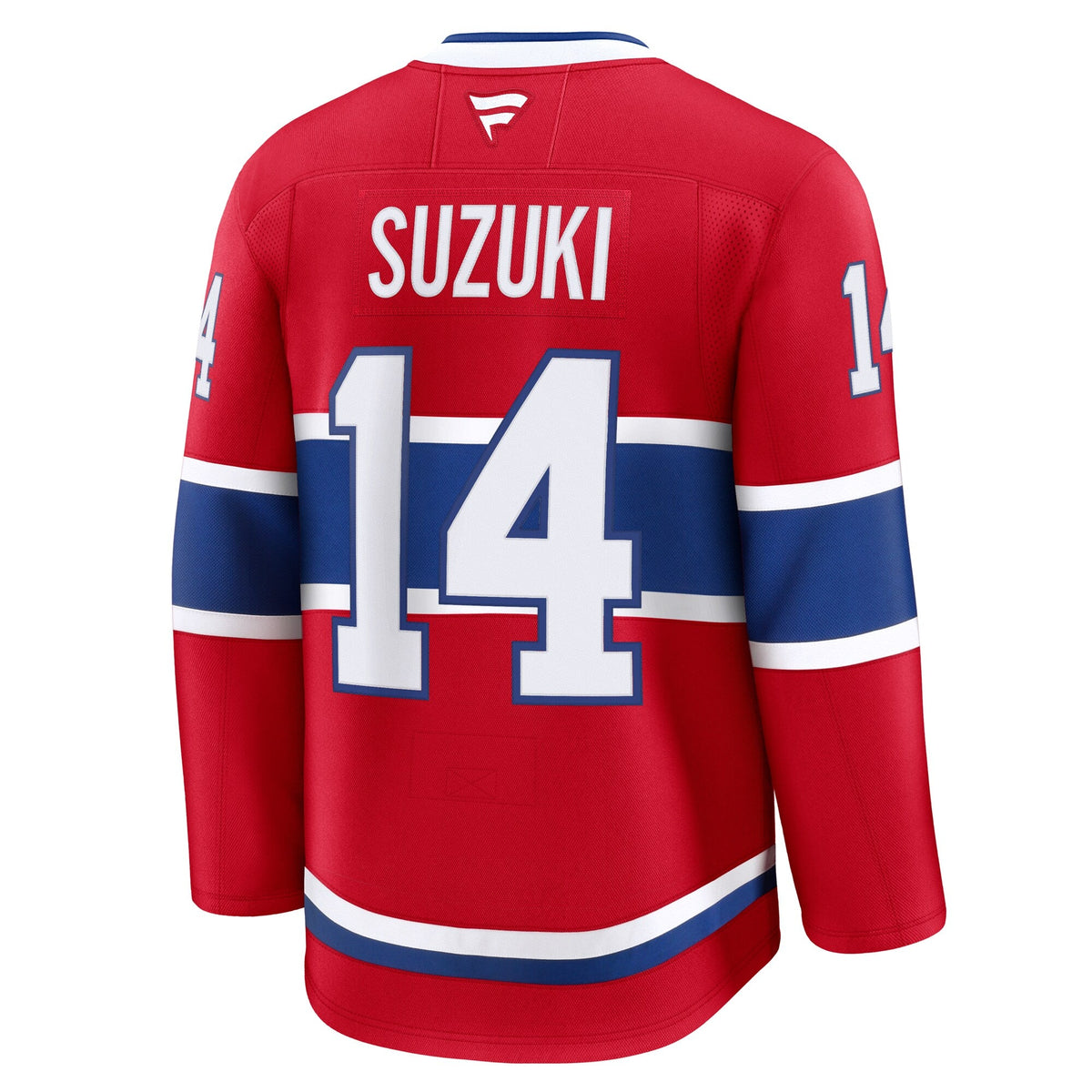 Montreal Canadiens Nick Suzuki Red Home Premium Jersey product image 4, provided for visual reference and product detail