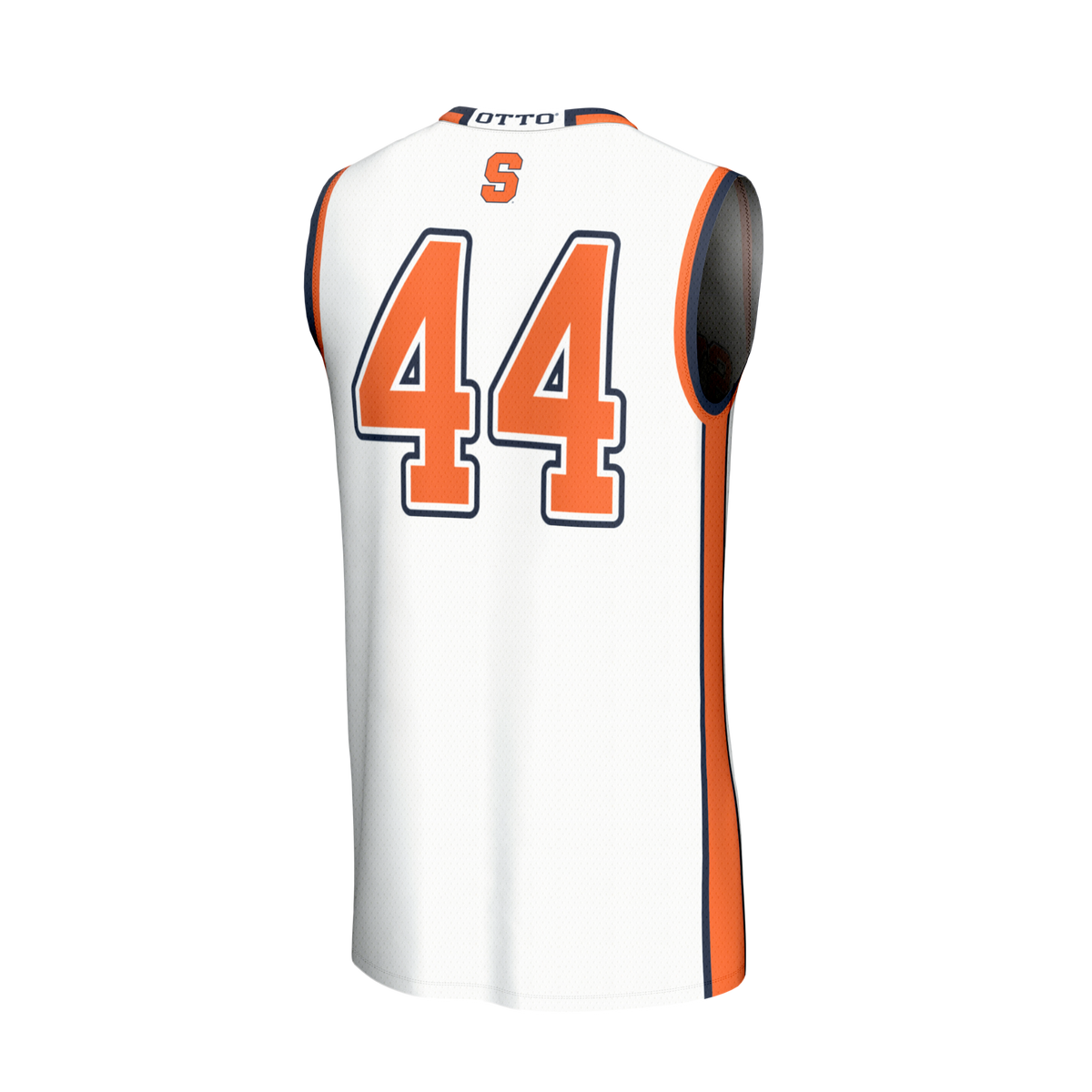 #44 Syracuse Orange Lightweight Collegiate Basketball Fashion Jersey - White product image 4, provided for visual reference