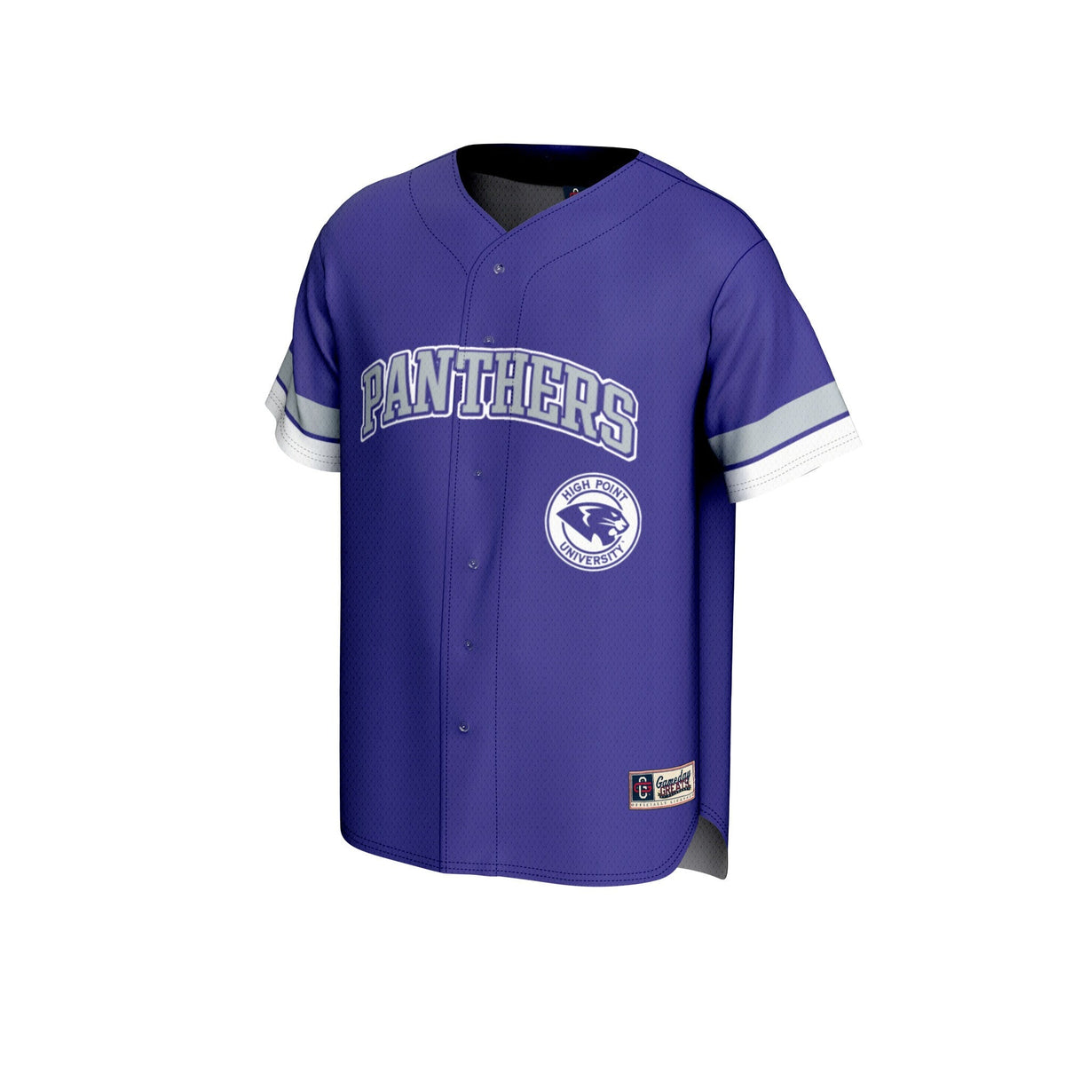 High Point Panthers Baseball Jersey - Purple product image 3, provided for visual reference and product detail review