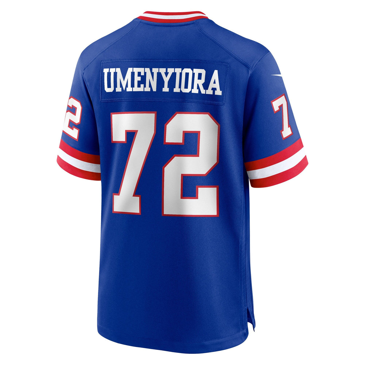 New York Giants Osi Umenyiora Royal Retired Player Alternate Game Jersey product image 4, provided for visual reference and