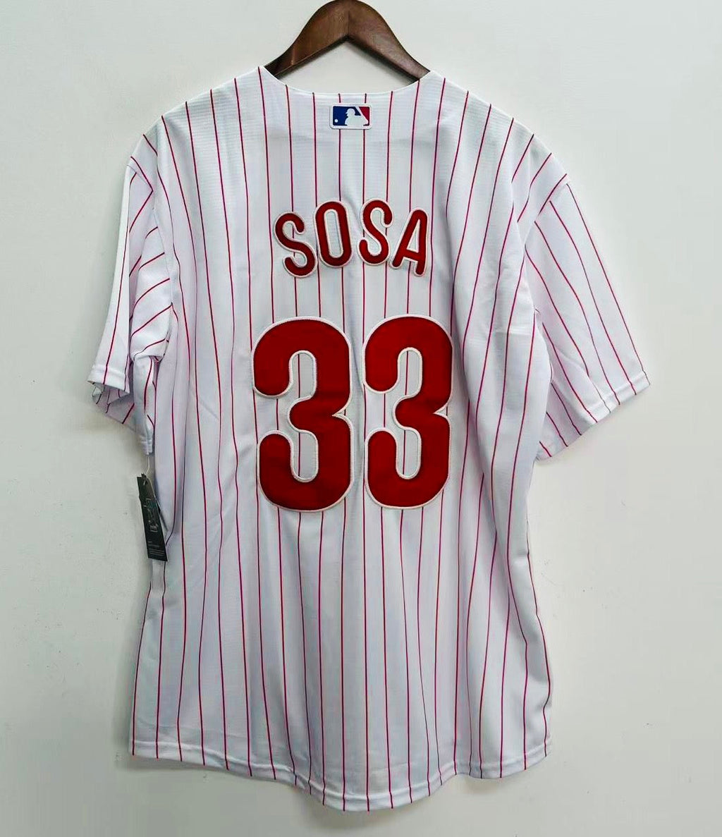 Edmundo Sosa Philadelphia Phillies Jersey white pinstripes product image 1